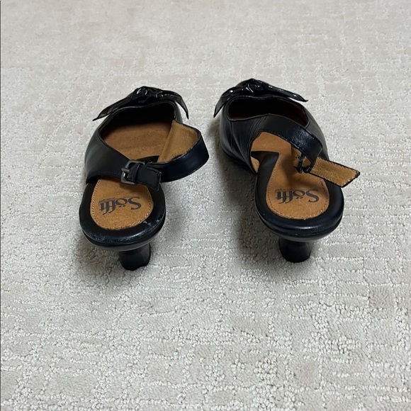 Sofft Black Slingback Heels with Bow Accent Women’s size 10M - Picture 3 of 4